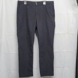 Old Navy Built In Flex Pants Mens 38 X 32 Ultimate Tech Straight Dark Gray